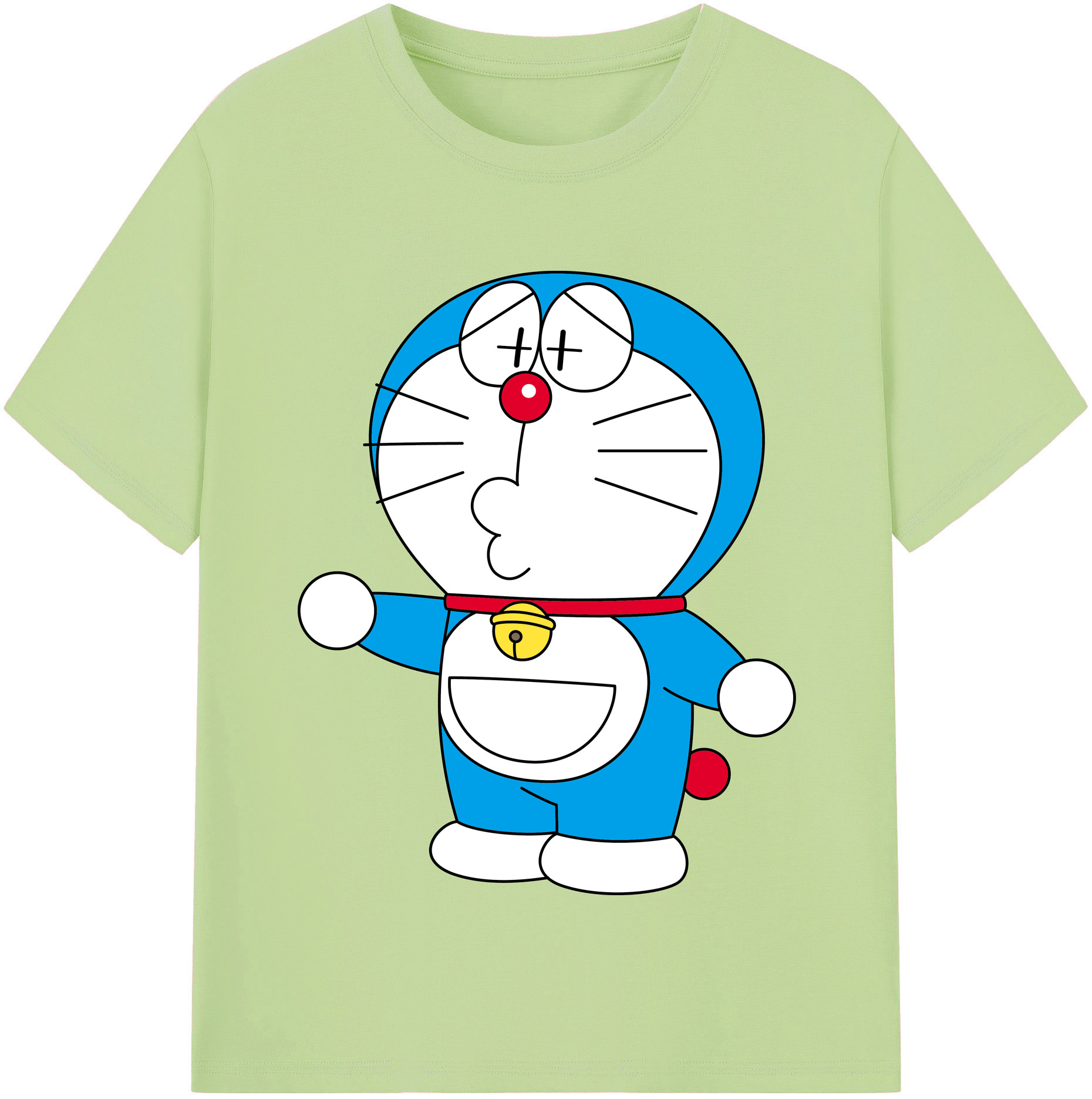 （画像用） ドラえもん Doraemon 綿100％半袖Tシャツ（フロントプリント）